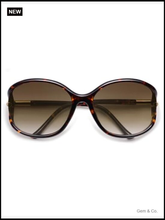 Oversized Oval Retro Butterfly Frame Sunglasses UV400 Protection main image 7